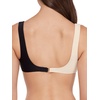 image:imageSteve Madden Womens Ring Front Swim Bralette TopBlack Ivory