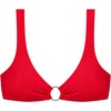 image:imageSteve Madden Womens Ring Front Swim Bralette TopCherry