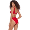 image:imageSteve Madden Womens Ring Front Swim Bralette TopCherry