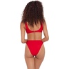 image:imageSteve Madden Womens Ring Front Swim Bralette TopCherry