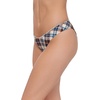 image:imageSteve Madden Womens Scoop Hipster Bikini Bottom with Cheeky CoverageMad About Plaid
