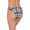 image:imageSteve Madden Womens Scoop Hipster Bikini Bottom with Cheeky CoverageMad About Plaid