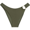 image:imageSteve Madden Womens Scoop Hipster Bikini Bottom with Cheeky CoverageShine Bright Olive