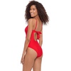 image:imageSteve Madden Womens Scoop Neck One Piece Swimsuit with Gold ChainCherry