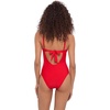 image:imageSteve Madden Womens Scoop Neck One Piece Swimsuit with Gold ChainCherry