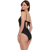 image:imageSteve Madden Womens Scoop Neck One Piece Swimsuit with Gold ChainRaven
