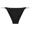 image:imageSteve Madden Womens Strap Side Bikini Bottom with Gold BeadsBlack Ivory
