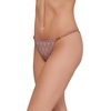 image:imageSteve Madden Womens Strap Side Bikini Bottom with Gold BeadsChevron Shine Orchid