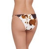 image:imageSteve Madden Womens Strap Side Bikini Bottom with Gold BeadsHideout