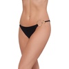 image:imageSteve Madden Womens Strap Side Bikini Bottom with Gold BeadsRaven