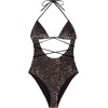 image:imageSteve Madden Womens Strappy Cutout Triangle One Piece SwimsuitPurfection