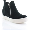 image:imageSteve Madden Womens Wedgie SneakerBlack Leather