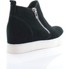 image:imageSteve Madden Womens Wedgie SneakerBlack Leather