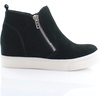 image:imageSteve Madden Womens Wedgie SneakerBlack Leather