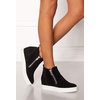 image:imageSteve Madden Womens Wedgie SneakerBlack Suede