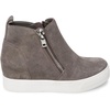 image:imageSteve Madden Womens Wedgie SneakerGrey Suede