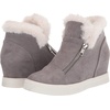 image:imageSteve Madden Womens Wedgie SneakerGrey Suede Fur