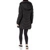 image:imageSteve Madden Womens Winter Coat Long Puffer Jacket Heavyweight Parka  Heavyweight Insulated Quilted Fleece Warmth Windproof Longline Coverage Zip Pockets Removable Hood for Cold Weather WearBlack