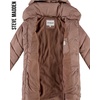 image:imageSteve Madden Womens Winter Coat Long Puffer Jacket Heavyweight Parka  Heavyweight Insulated Quilted Fleece Warmth Windproof Longline Coverage Zip Pockets Removable Hood for Cold Weather WearTan