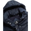 image:imageSteve Madden Womens Winter Coat Long Puffer Jacket Heavyweight Parka  Heavyweight Insulated Quilted Fleece Warmth Windproof Longline Coverage Zip Pockets Removable Hood for Cold Weather WearNavy