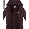 image:imageSteve Madden Womens Winter Coat Long Puffer Jacket Heavyweight Parka  Heavyweight Insulated Quilted Fleece Warmth Windproof Longline Coverage Zip Pockets Removable Hood for Cold Weather WearMerlot