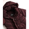 image:imageSteve Madden Womens Winter Coat Long Puffer Jacket Heavyweight Parka  Heavyweight Insulated Quilted Fleece Warmth Windproof Longline Coverage Zip Pockets Removable Hood for Cold Weather WearMerlot