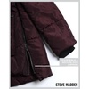 image:imageSteve Madden Womens Winter Jacket Midlength Puffer Parka Coat Sherpa Hood  Insulated Quilted Warm Cozy Faux Sherpa Hood Heavyweight Warmth ZIP Pockets Adjustable Side Zippers Cold Weather ReadyMerlot