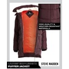 image:imageSteve Madden Womens Winter Jacket Midlength Puffer Parka Coat Sherpa Hood  Insulated Quilted Warm Cozy Faux Sherpa Hood Heavyweight Warmth ZIP Pockets Adjustable Side Zippers Cold Weather ReadyMerlot