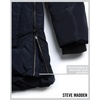 image:imageSteve Madden Womens Winter Jacket Midlength Puffer Parka Coat Sherpa Hood  Insulated Quilted Warm Cozy Faux Sherpa Hood Heavyweight Warmth ZIP Pockets Adjustable Side Zippers Cold Weather ReadyNavy