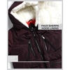 image:imageSteve Madden Womens Winter Jacket Midlength Puffer Parka Coat Sherpa Hood  Insulated Quilted Warm Cozy Faux Sherpa Hood Heavyweight Warmth ZIP Pockets Adjustable Side Zippers Cold Weather ReadyMerlot