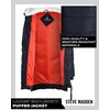 image:imageSteve Madden Womens Winter Jacket Midlength Puffer Parka Coat Sherpa Hood  Insulated Quilted Warm Cozy Faux Sherpa Hood Heavyweight Warmth ZIP Pockets Adjustable Side Zippers Cold Weather ReadyNavy