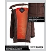 image:imageSteve Madden Womens Winter Jacket Midlength Puffer Parka Coat Sherpa Hood  Insulated Quilted Warm Cozy Faux Sherpa Hood Heavyweight Warmth ZIP Pockets Adjustable Side Zippers Cold Weather ReadyBrown