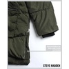 image:imageSteve Madden Womens Winter Jacket Midlength Puffer Parka Coat Sherpa Hood  Insulated Quilted Warm Cozy Faux Sherpa Hood Heavyweight Warmth ZIP Pockets Adjustable Side Zippers Cold Weather ReadyOlive