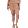 image:imageSteve Madden Womens Womens Fuzzy Pullon Chenille Sleep Shorts Cozy Pajama BottomsPraline