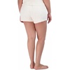 image:imageSteve Madden Womens Womens Fuzzy Pullon Chenille Sleep Shorts Cozy Pajama BottomsWhite