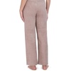image:imageSteve Madden Womens Womens Fuzzy WideLeg Chenille Sleep Pants Cozy Pajama BottomsBark