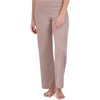 image:imageSteve Madden Womens Womens Fuzzy WideLeg Chenille Sleep Pants Cozy Pajama BottomsBark