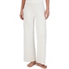 image:imageSteve Madden Womens Womens Fuzzy WideLeg Chenille Sleep Pants Cozy Pajama BottomsWhite