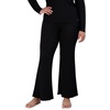 image:imageSteve Madden Womens Womens Ribbed FlareLeg Sleep PantsBlack