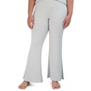 image:imageSteve Madden Womens Womens Ribbed FlareLeg Sleep PantsPuritan Grey