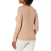 image:imageSteve Madden Womens Womens Ribbed LongSleeve Sleep TeeNight ShirtPraline