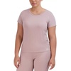image:imageSteve Madden Womens Womens Ribbed ShortSleeve Sleep TeeBark