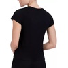 image:imageSteve Madden Womens Womens Ribbed ShortSleeve Sleep TeeBlack