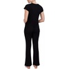 image:imageSteve Madden Womens Womens Ribbed ShortSleeve Sleep TeeBlack