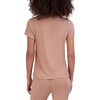 image:imageSteve Madden Womens Womens Ribbed ShortSleeve Sleep TeePraline