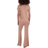 image:imageSteve Madden Womens Womens Ribbed ShortSleeve Sleep TeePraline