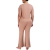 image:imageSteve Madden Womens Womens Ribbed ShortSleeve Sleep TeePraline