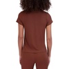 image:imageSteve Madden Womens Womens Ribbed ShortSleeve Sleep TeeTiramisu
