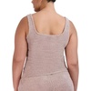 image:imageSteve Madden Womens Womens ScoopNeck Chenille Sleep Tank TopBark