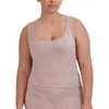 image:imageSteve Madden Womens Womens ScoopNeck Chenille Sleep Tank TopBark